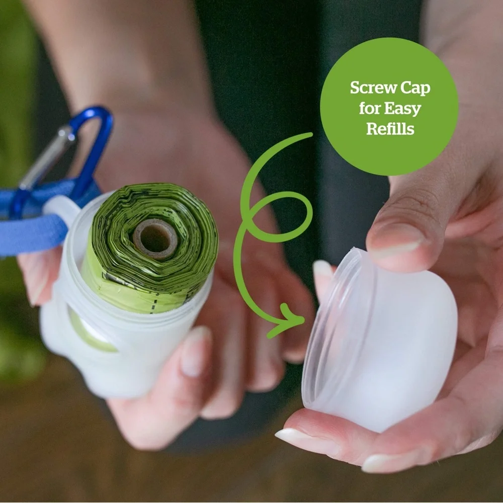 Dog poop bag with bag dispenser